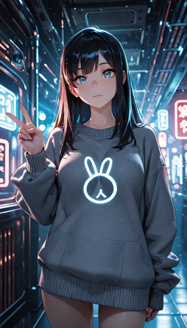 AI-generated anime character