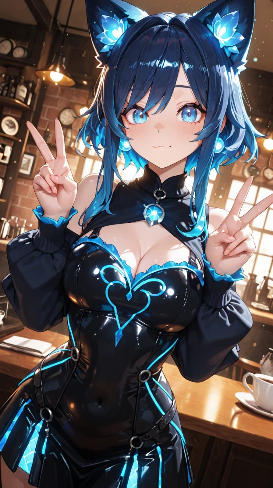 AI-generated anime character