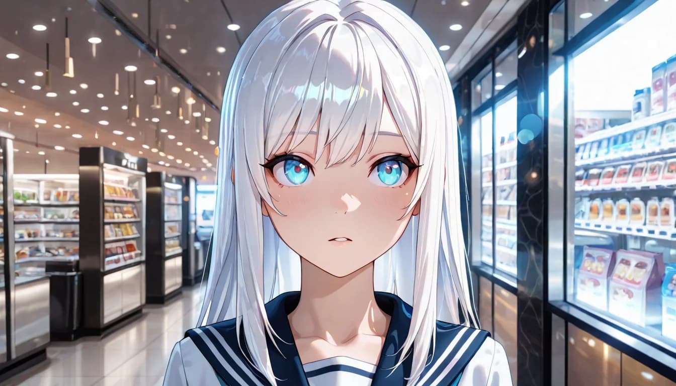 AI-generated anime character