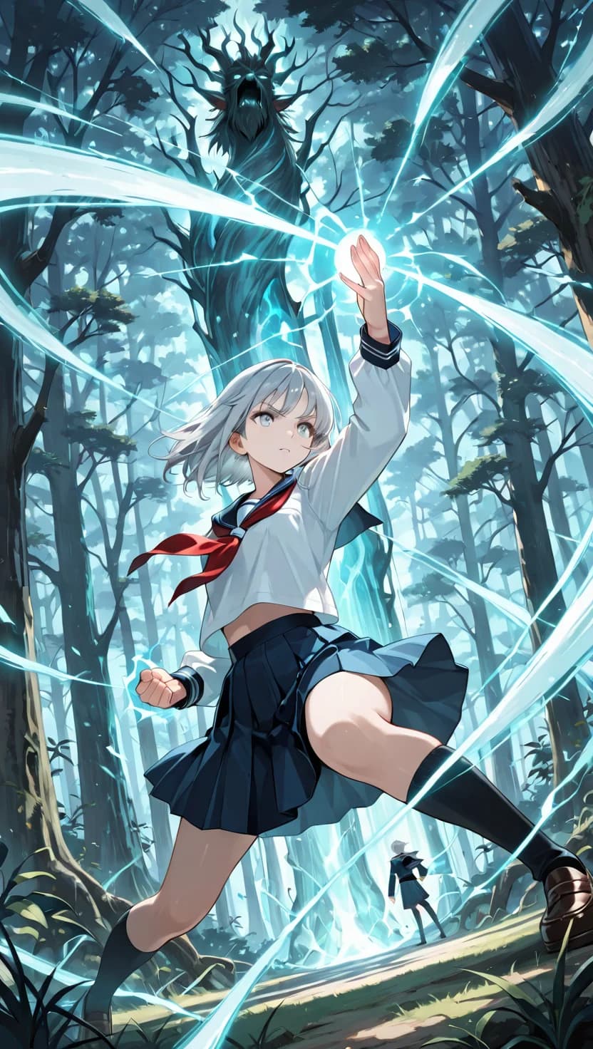 AI-generated anime character