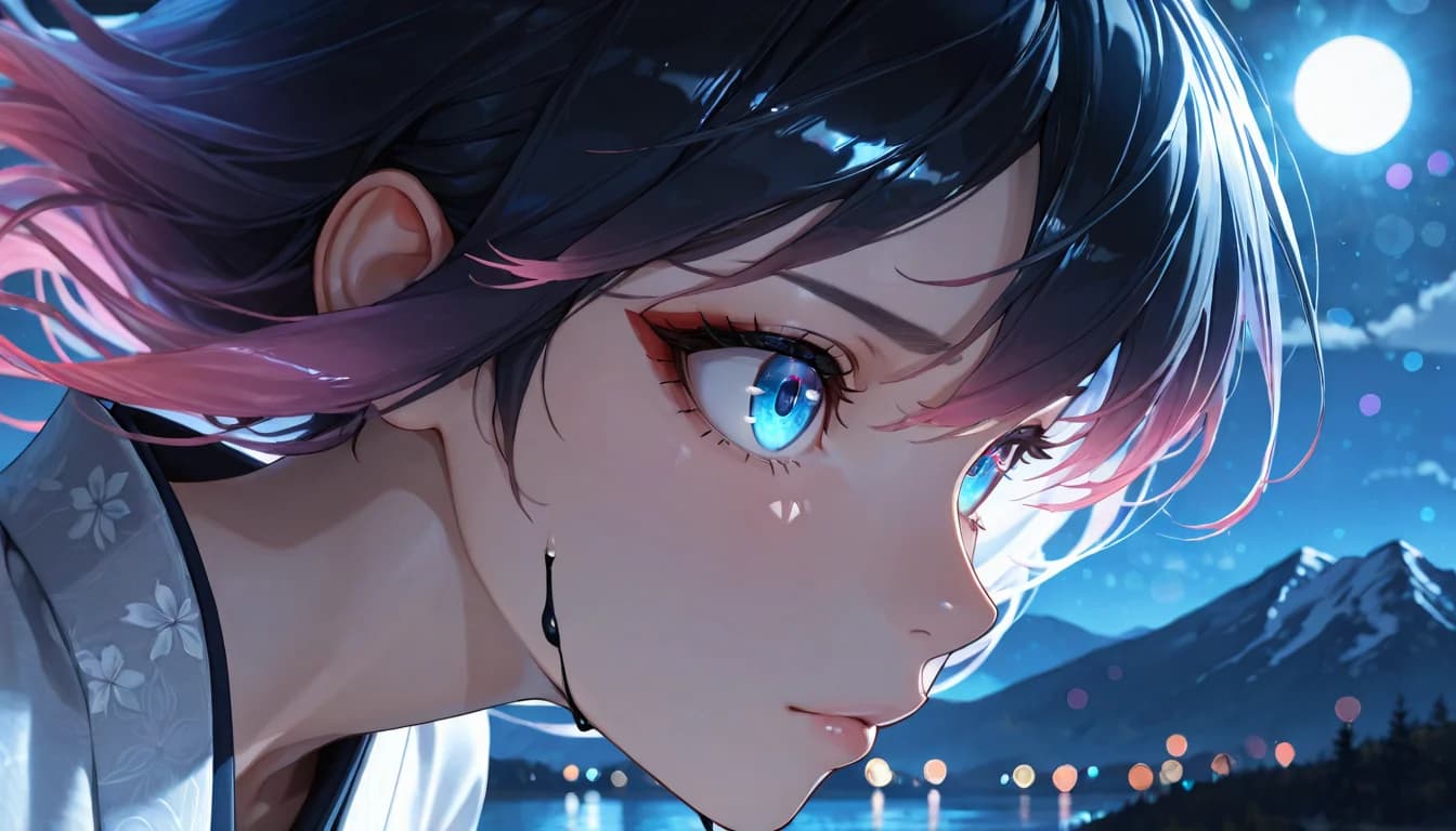 AI-generated anime character