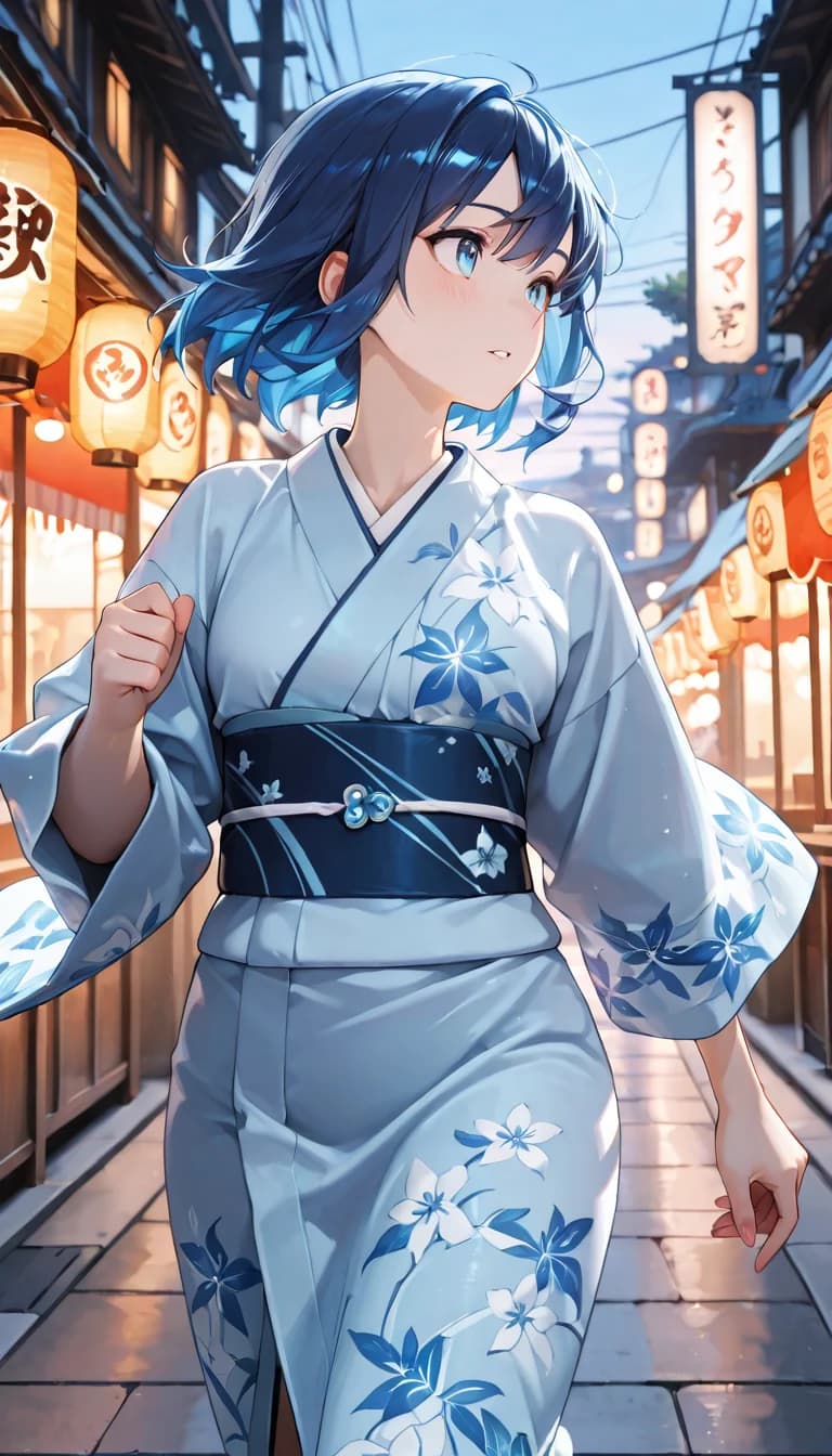 AI-generated anime character