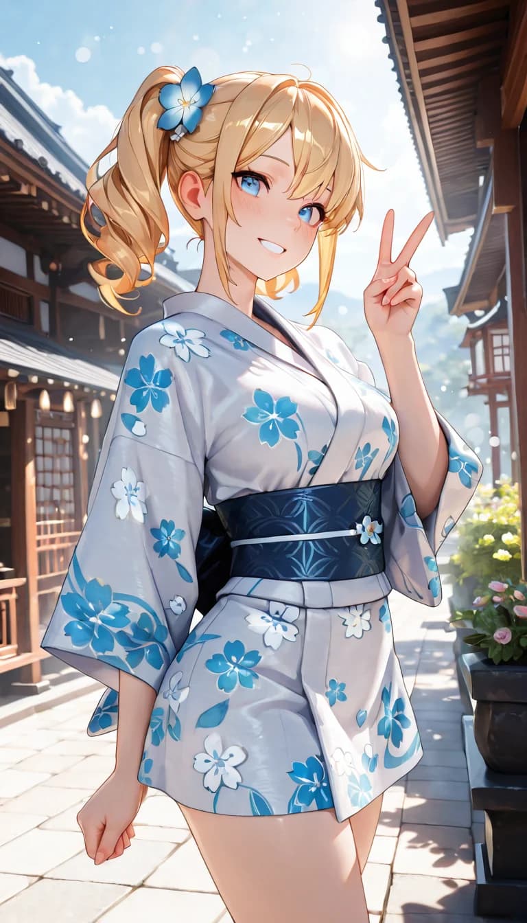 AI-generated anime character