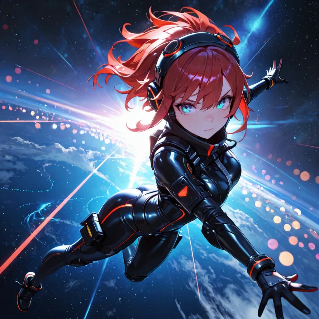 AI-generated anime character