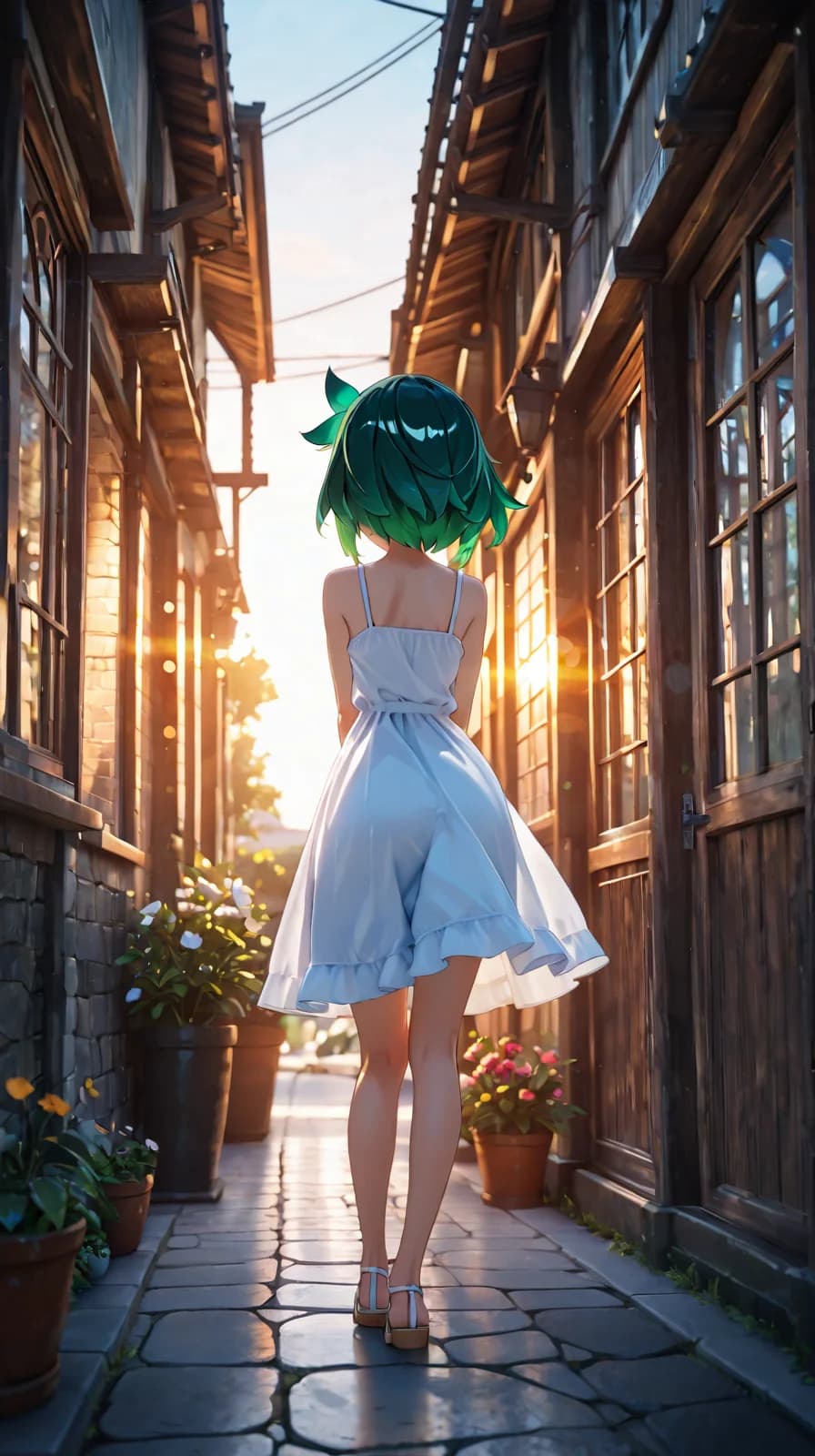 AI-generated anime character