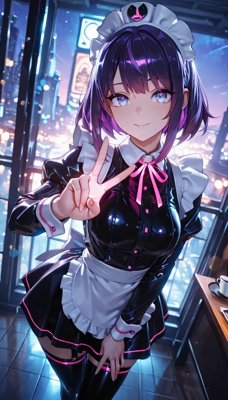 AI-generated anime character