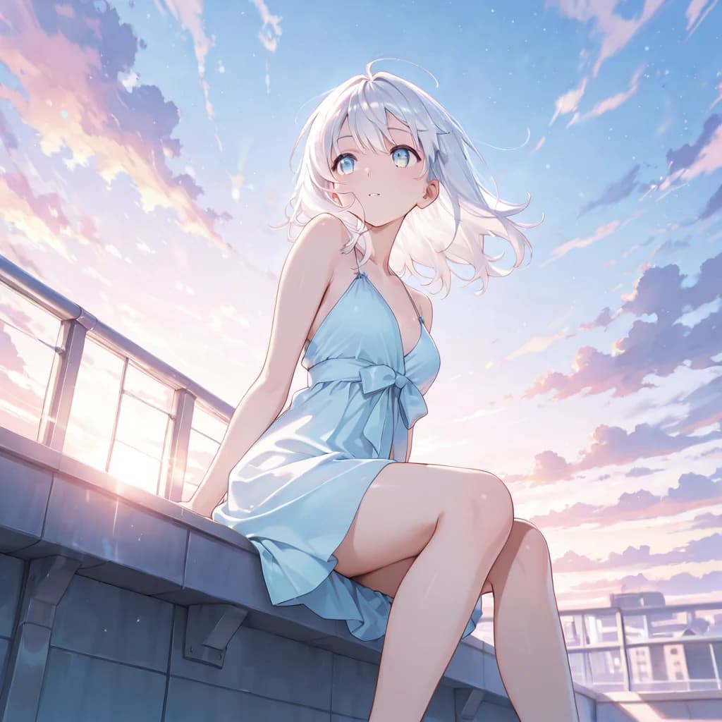 AI-generated anime character