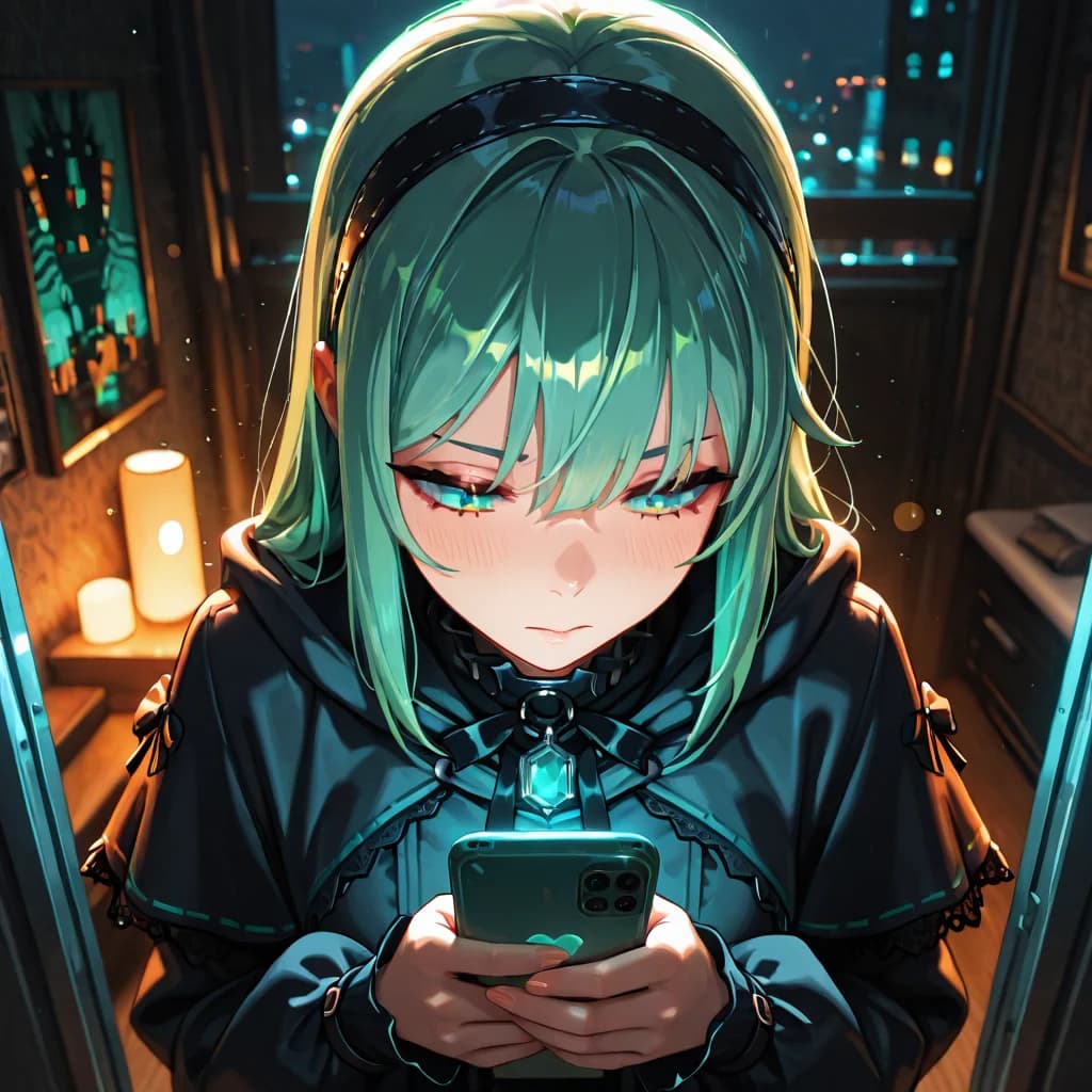 AI-generated anime character