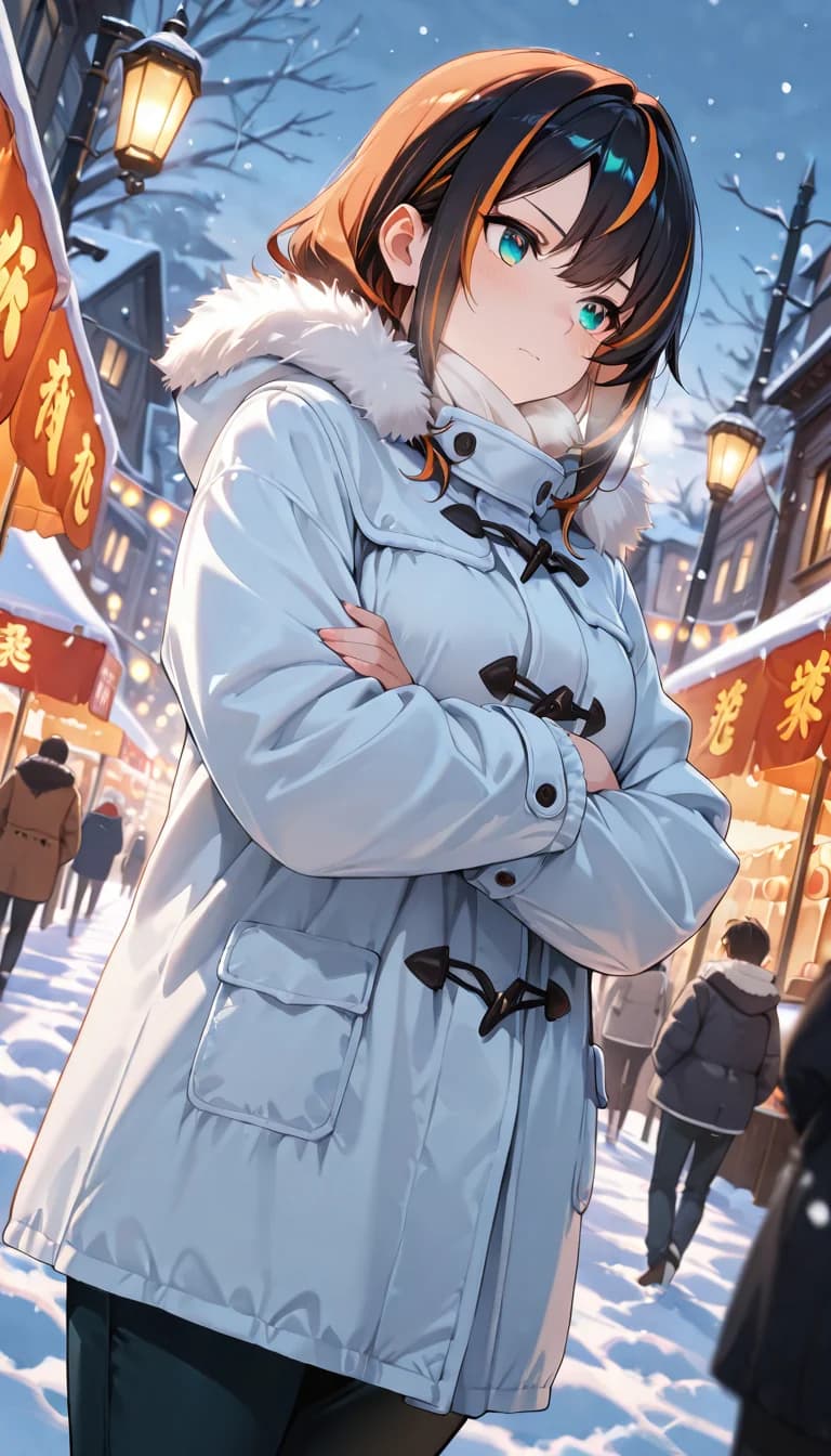 AI-generated anime character