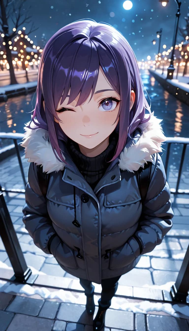 AI-generated anime character