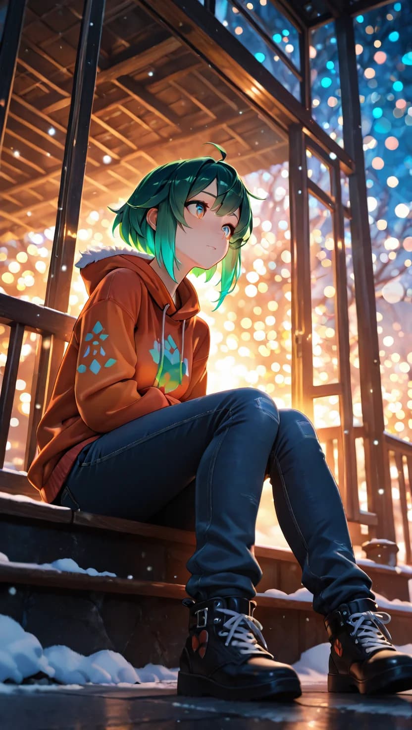 AI-generated anime character