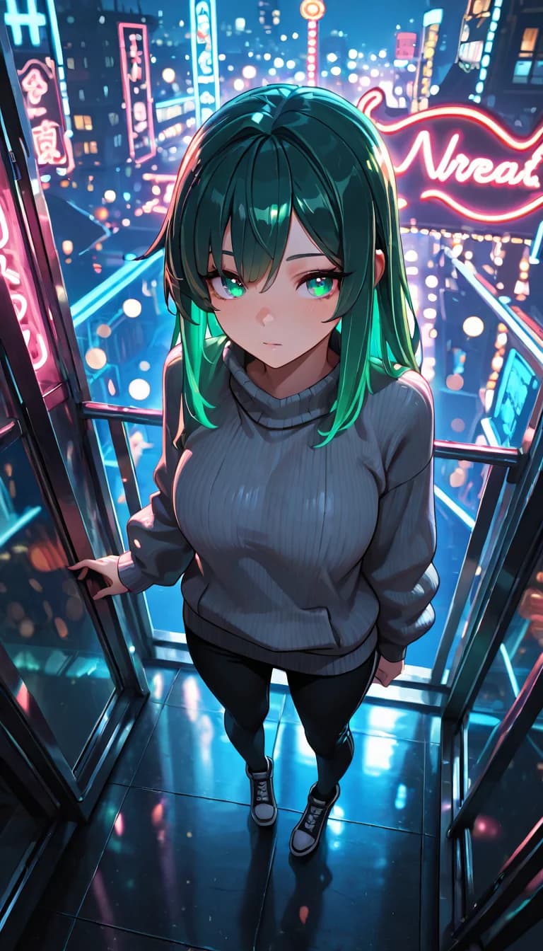 AI-generated anime character